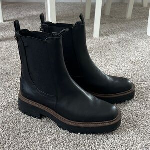 Sam Edelman Laguna Chelsea Boot GREAT condition Size 9 Black Leather